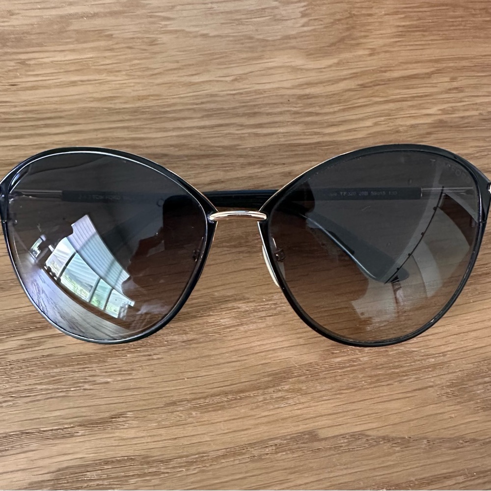 Tom Ford Black and Gold Sunglasses